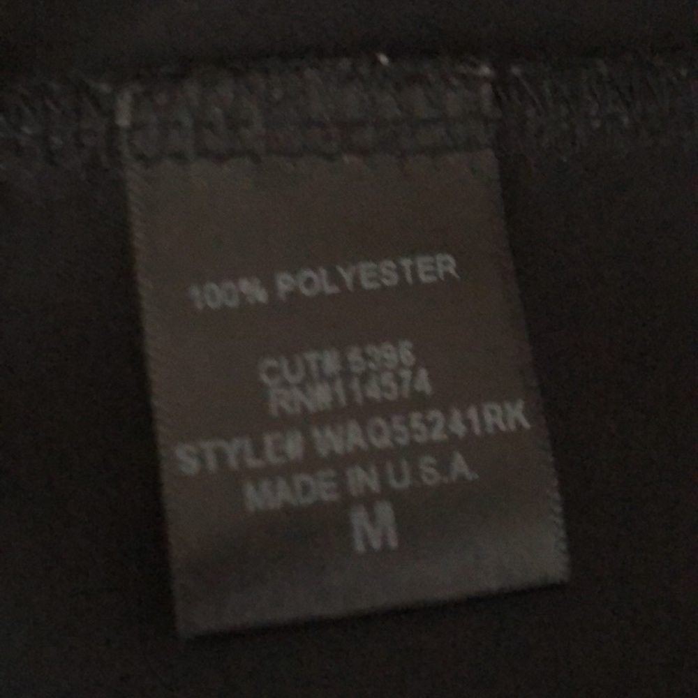 Long Black Silky Polyester Tunic - Picture 9 of 9